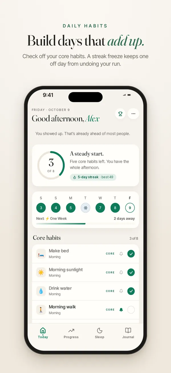 Routines365 App Store screenshot 1